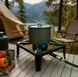 Газовый таганок SGB-04D 40&times;40 см для казана &bull; Уличная одноконфорочная плита Gas Cooker SGB-04D с чугунной горелкой для приготовления пищи от баллона пропан-бутана