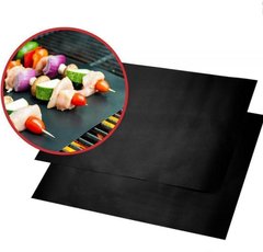 Гриль-мат BBQ grill sheet килимок для гарячого з антипригарним покриттям, 33х40 см.