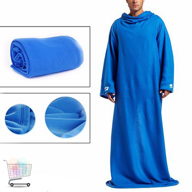 Одеяло-плед с рукавами Snuggie Снагги | теплый рукоплед | плед-халат PR3