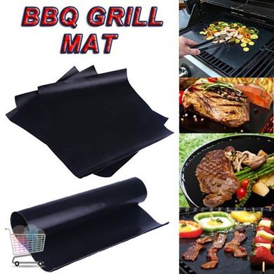 Гриль-мат BBQ grill sheet коврик для гарячего с антипригарным покрытием, 33х40 см