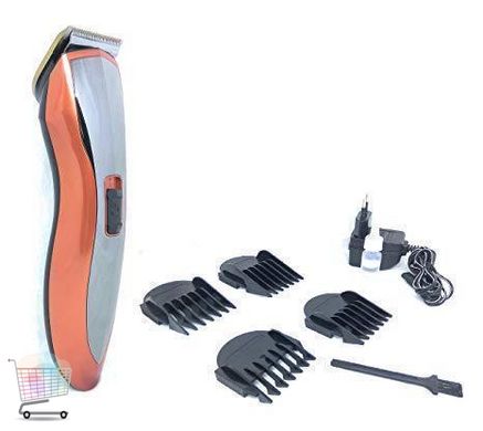 Беспроводная машинка для стрижки волос, встроенный съемный аккумулятор,нержавеющая стальGemei GM-6027 CG21 PR4