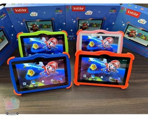 Дитячий планшет Kidiby K85 у прогумованій кришці, Wi-Fi, Android, 7 дюймів &bull; Дитячий Android планшет у захисному чохлі для ігор, навчання, мультфільмів і повсякденного використання