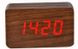 Настольные электронные часы WOODEN CLOCK VST 863-1