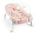 Шезлонг для новонароджених Happy Baby YK7007A різнокольоровий X-640 &bull; Дитяче крісло-гойдалка з вібрацією, дугою з іграшками, регульованим нахилом спинки та ременями безпеки
