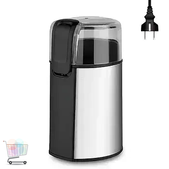 Електрична кавомолка Domotec MS-7123 300 Вт &bull; Ножова кавомолка Domotec MS-7123 на 60 г з імпульсним режимом для зернової кави