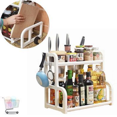 Кухонный органайзер - стойка для специй, масел Kitchen seasoning shelf