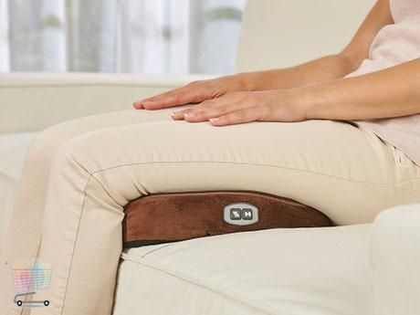 Електрична грілка для ніг з масажем 2 в 1 Supretto із застібкою ∙ Грелка - масажер для ніг
