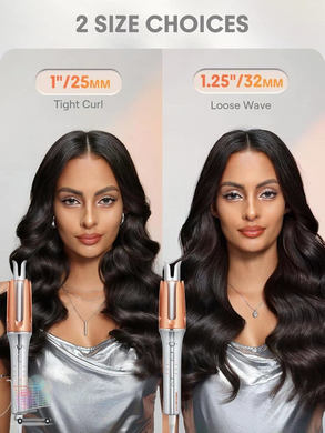 Автоматичний стайлер Hair Curler-Bella для завивки волосся та створення локонів &bull; Плойка для волосся Hair Curler Bella з 3 режимами температури 170&ndash;210&deg;C для домашньої укладки