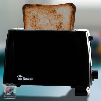 Тостер Domotec MS-3230 650 Вт Black ∙ 6 степеней обжаривания тостов ∙ Черный