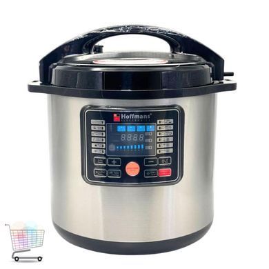 Мультиварка Hoffmans HM-721 2400 Вт 14 л &bull; Электрическая мультиварка-скороварка с дисплеем и 14 программами для быстрого приготовления еды
