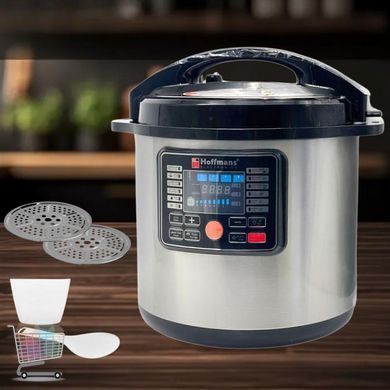 Мультиварка Hoffmans HM-721 2400 Вт 14 л &bull; Электрическая мультиварка-скороварка с дисплеем и 14 программами для быстрого приготовления еды