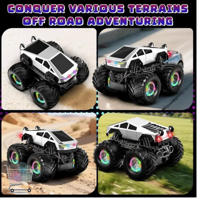Радіокерований джип Stunt Car Cybertruck LH-C096 ∙ RC позашляховик Stunt Car Cybertruck з обертанням 360&deg;