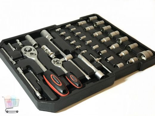 Набор инструментов с трещотками SWISS KRAFT (399 предметов), чемодан на колесах профессиональный