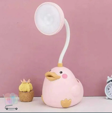 Дитяча настільна лампа “Каченя” ∙ LED світильник Duck Lamp у формі каченя в дитячу кімнату