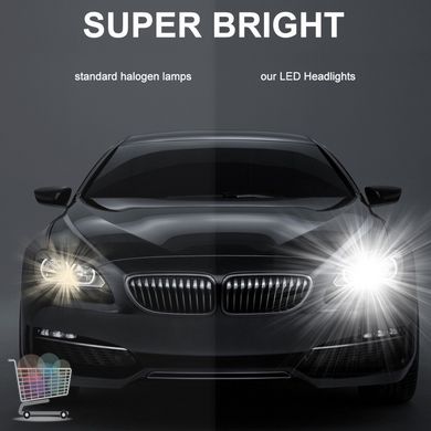S1-HB3 Светодиодные автомобильные LED лампы 5000K, 4000lm Цоколь автолампы