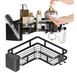 Кутові полиці для ванної Corner Shower Caddy ∙ Економія місця та захист від вологи ∙ Прочні алюмінієві полиці Corner Shower Caddy з дренажем