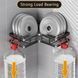 Кутові полиці для ванної Corner Shower Caddy ∙ Економія місця та захист від вологи ∙ Прочні алюмінієві полиці Corner Shower Caddy з дренажем