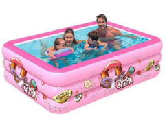 Портативный надувной бассейн для детей, 120 х 85 х 35 см
