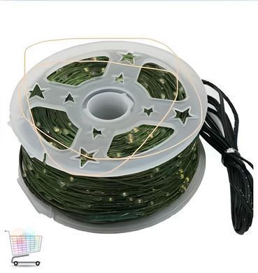 Энергосберегающая светодиодная гирлянда Роса 20*200 LED &bull; Гирлянда проволока Капля росы USB на катушке