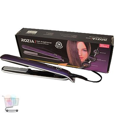 Утюжок для выпрямления волос | Локоны и волны | Укладка | Плойка Rozia HR-728 CG24 PR4