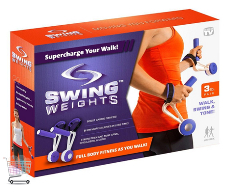Гантели - утяжелители Swing Weights для спортивной ходьбы и фитнеса