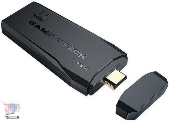 Ретро ігрова приставка Data Frog Y3 Lite 64GB з HDMI і 4K &bull; Game Stick з 10 000 вбудованими іграми та 2 бездротовими джойстиками для телевізора