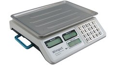 Электронные настольные торговые весы Wimpex WX-5004 с функцией подсчета цены до 50 кг