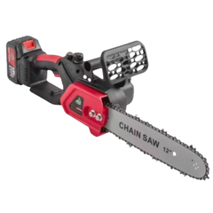 Аккумуляторная цепная пила Chain Saw 48V с двумя шинами 12" и 16" &bull; Универсальная бесщёточная пила для дачи и строительства