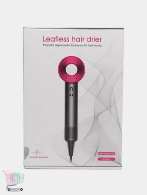 Профессиональный и домашний фен Leafless Hair Dryer S238-1 сушка волос дома и в салоне ∙Компактный и удобный фен Leafless Hair Dryer S238-1