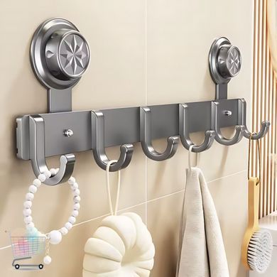 Навесная вешалка Storage rack AND 101-20  &bull; Металлический дверной органайзер ЛОФТ для одежды, полотенец, сумок и аксессуаров