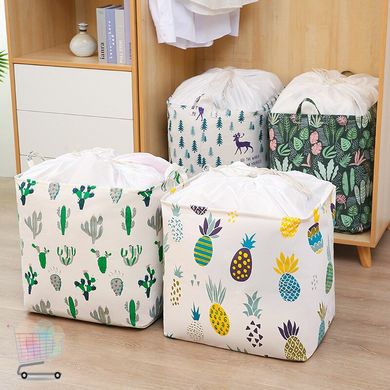 Универсальная корзина для хранения Laundry Basket , 40х50х50 см · Органайзер – мешок для белья, одежды, игрушек