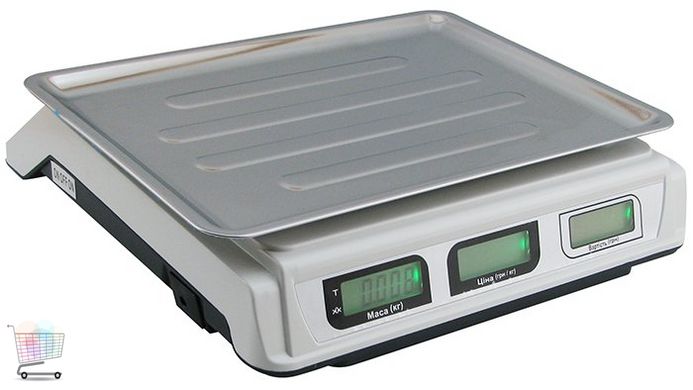 Электронные настольные торговые весы Wimpex WX-5004 с функцией подсчета цены до 50 кг
