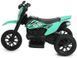 Дитячий електричний мотоцикл Cool Mountain 26X-130 зелений з батьківським пультом &bull; Акумуляторний електромотоцикл для дітей 2&ndash;5 років Cool Mountain 26X-130 з LED, музикою та USB зелений