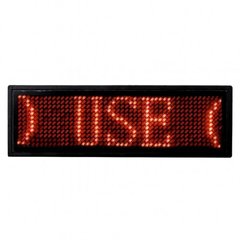 Светодиодная LED вывеска – бейджик ∙ Электронный LED бейдж с бегущей строкой UKC B1248
