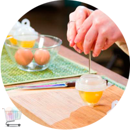Комплект форм Eggies для варки яиц без скорлупы, 6 шт
