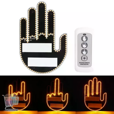 Світлодіодна рука з жестами для авто Hand Light з пультом керування &bull; LED підсвітка в машину на скло з дистанційним керуванням