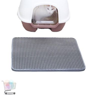 Гігієнічний килимок для котячого туалету, 40х50 см · Водонепроникна підстилка під лоток