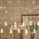 Декоративная гирлянда RD-070 штора LED белое свечение ∙ Гирлянда-штора RD-070 с шарами шарик в шарике LED белая