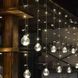 Декоративная гирлянда RD-070 штора LED белое свечение ∙ Гирлянда-штора RD-070 с шарами шарик в шарике LED белая
