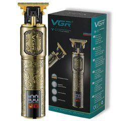 Тример для бороди і волосся VGR V-073 з акумулятором, LED-дисплеєм і USB-C ∙ Професійний акумуляторний тример для стрижки VGR V-073