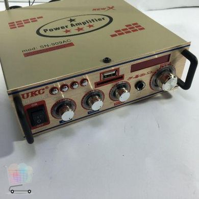 Портативний стереопідсилювач потужності звуку AMP 909 Домашній звуковий підсилювач
