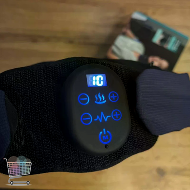 Електричний масажер для шиї VEN-1723 з EMS, підігрівом і USB Type-C &bull; Масажер-комір VEN-1723 з дисплеєм та акумулятором для шиї