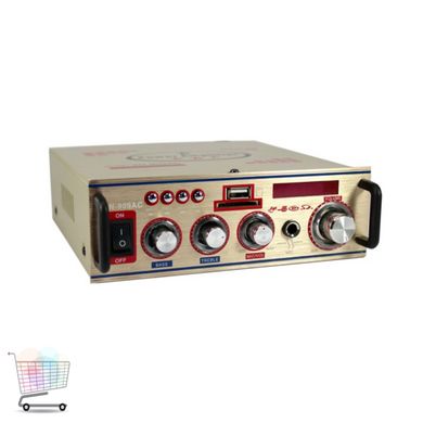 Портативный стереоусилитель мощности звука AMP 909 Домашний звуковой усилитель