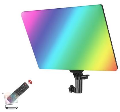 Студийный свет RGB LED-панель PM-26 · Видеосвет для фото, видео · Светодиодная LED лампа для съемок  