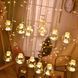 Светодиодная штора-гирлянда RD-071 с шарами и тёплым белым свечением ∙ LED гирлянда RD-071 штора с декоративными шарами