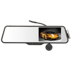 Зеркало видеорегистратор DVR LS516 с камерой заднего вида 1080HD + bluetooth гарнитура