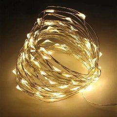 Гибкая гирлянда 5 м 300 LED двойное питание Батарейка+USB ∙ LED гирлянда 5 м тёплое сияние 300 LED Батарейка+USB для любых условий