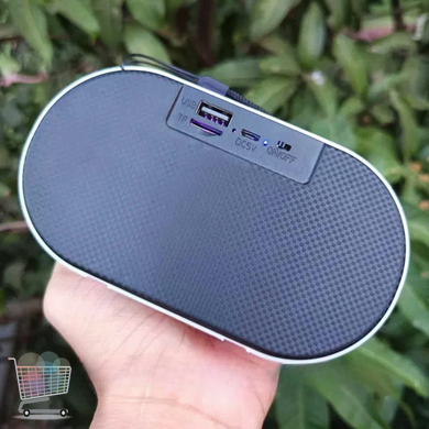 Портативная Bluetooth колонка SPS L-003 BT с LED-подсветкой ∙ Беспроводная мини-акустика для музыки, дома, прогулок и поездок
