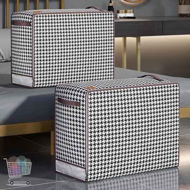 Органайзер – сумка для хранения одежды, белья, одеял · Портативный чемодан для шкафа, 60 х 45 х 25 см