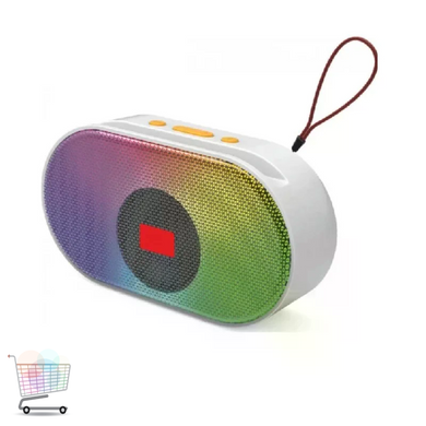 Портативная Bluetooth колонка SPS L-003 BT с LED-подсветкой ∙ Беспроводная мини-акустика для музыки, дома, прогулок и поездок
